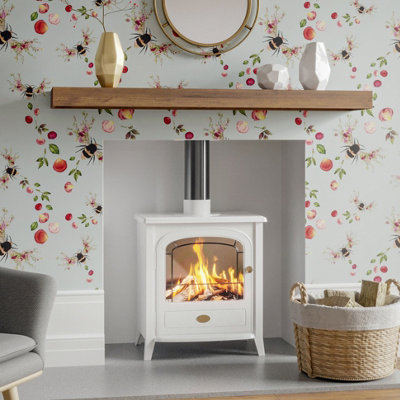 Hattie Lloyd Home - Bee Bloom Wallpaper - Duck Egg Limited Edition - Roll