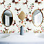 Hattie Lloyd Home - Bee Bloom Wallpaper - Pearl White - Roll