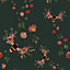 Hattie Lloyd Home - Bee Bloom Wallpaper - Velvet Green - Roll