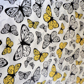 Hattie Lloyd Home - Free to Fly Wallpaper - Lemon Whirlwind - Sample