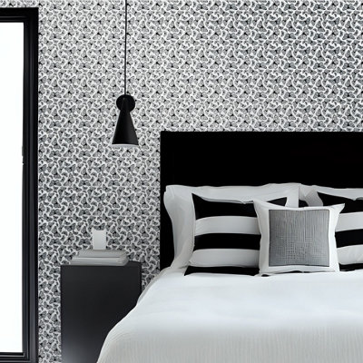 Hattie Lloyd Home - Free to Fly Wallpaper - Monochrome - Roll