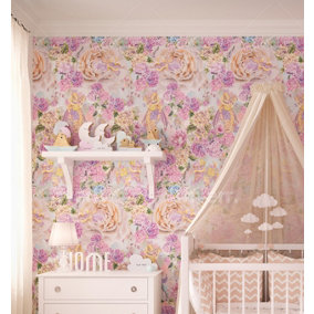 Hattie Lloyd Home - Snapdragon Wallpaper - Pastel Bouquet - Sample