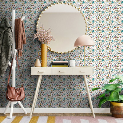 Hattie Lloyd Home - Tea at Hattie's Wallpaper - Brightest Summer - Roll