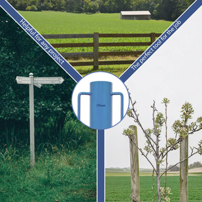 Hausen Heavy Duty Garden Fence Post Driver Wacker 17cm Farm Fencing ...