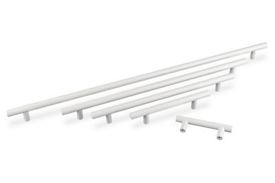 Hausen Kitchen Cupboard Handle WHITE - 224mm Price Comparisons | Compare The Build
