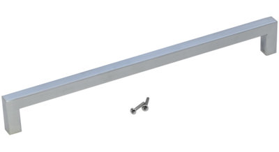 Hausen S/S Furniture Handle 12x12mm - 256mm