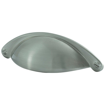 Hausen Shell Handle - SATIN NICKEL