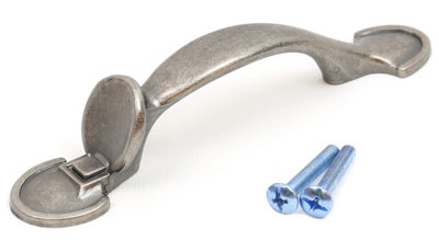 Hausen Traditional Cupboard Pull Handle - ANTIQUE PEWTER Price Comparisons | Compare The Build