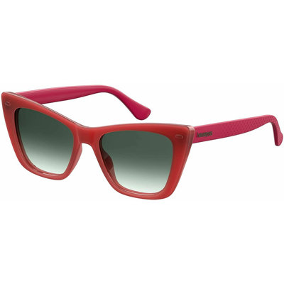 Havaianas Canoa Womens Sunglasses Cat Eye Black Frame Gold  display picture 3