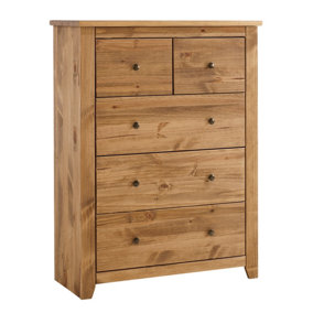 Havana 3+2 Chest Of Drawers Solid Wood