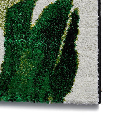 Havana Green Floral Modern Luxurious Handmade Rug for Living Room Bedroom and Dining Room-120cm X 170cm