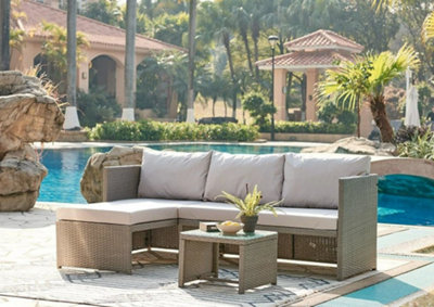 Havana Rattan Garden Furniture Sofa Set Patio Outdoor Corner