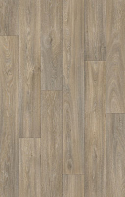 Havanna Brown Oak Effect Vinyl Flooring 3m x 2m (6m2)