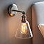 Haven Aged Pewter and Aged Copper Industrial 1 Light Wall Light