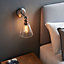 Haven Aged Pewter and Aged Copper Industrial 1 Light Wall Light