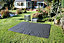 Hawklok 6x4 Plastic Garden Shed Base Kit With Weed Membrane & Clips No Pea Shingle Required