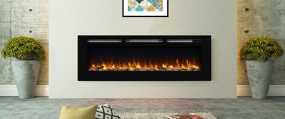 Hawnby Recessed Electric Fire - L - 60"