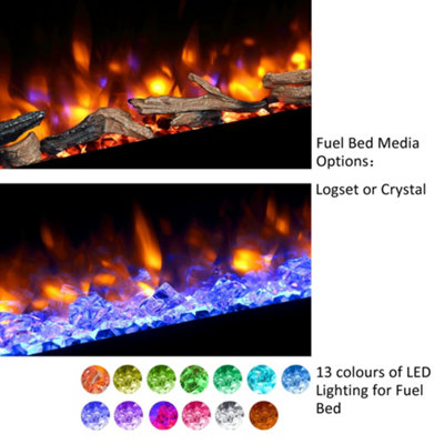 Hawnby Recessed Electric Fire - L - 60