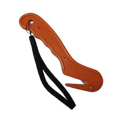 Hay Net Safety Cutter Orange (Horse Straw Stable Round Bale Blade Hook)