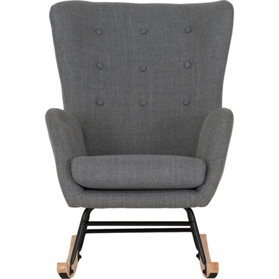 Hayden Rocking Chair - Dark Grey