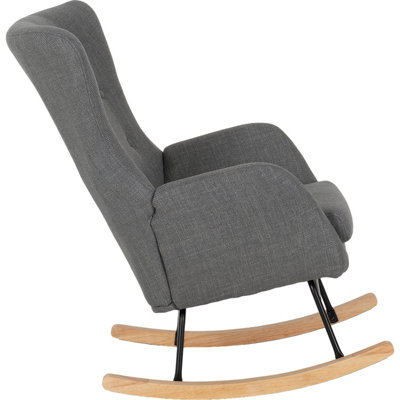 Hayden Rocking Chair - Dark Grey