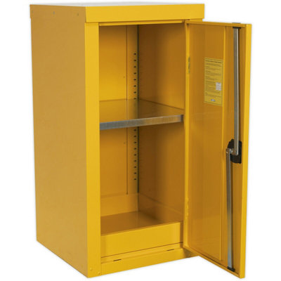 Hazardous Substance Cabinet - 460 x 460 x 900mm - Single Door - 2-Point Key Lock