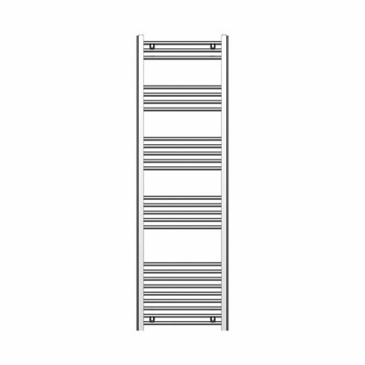 Haze Chrome Straight Ladder Heated Towel Rail (H)1600x(W)500