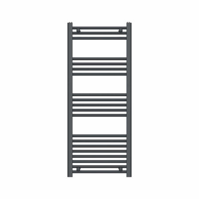 Haze Grey Straight Ladder Heated Towel Rail (H)1200x(W)500