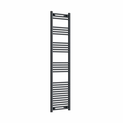 Haze Grey Straight Ladder Heated Towel Rail (H)1800x(W)500