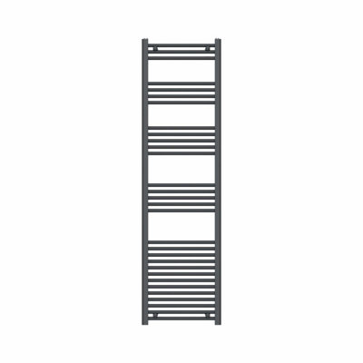 Haze Grey Straight Ladder Heated Towel Rail (H)1800x(W)500