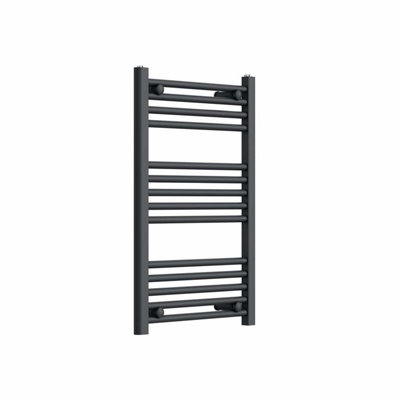 Haze Grey Straight Ladder Heated Towel Rail (H)770x(W)500