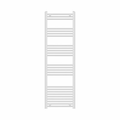 Haze White Straight Ladder Heated Towel Rail (H)1600x(W)500