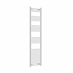 Haze White Straight Ladder Heated Towel Rail (H)1800x(W)500