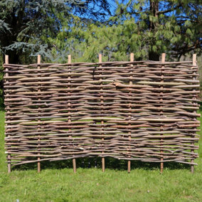 Hazel Hurdle Fence Panel Premium Weave 6ft x 3ft