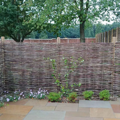 Hazel Hurdle Fence Panel Premium Weave 6ft x 5ft