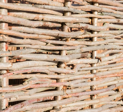 Hazel Hurdle Fence Panel Premium Woven Wattle Weave 6ft x 4ft 6in - 8