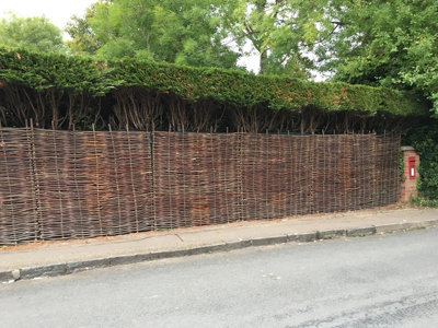 Hazel Hurdle Fence Panel Premium Woven Wattle Weave 6ft x 4ft - 7