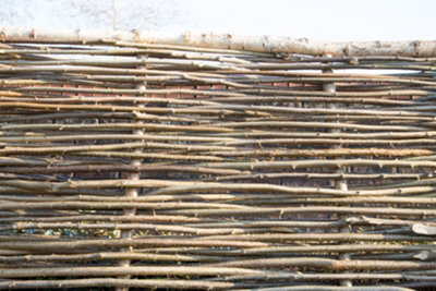 Hazel Hurdle Fencing Panel 6ft x 6ft Premium Weave Birchwood Capped Natural - 4