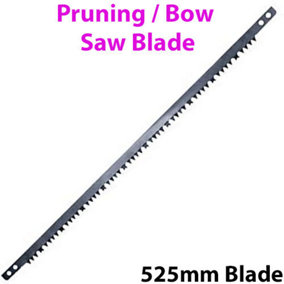 HCS 530mm Pruning Bow Saw Blade Raker Tooth Set Gardening Branch Tree Bush Log
