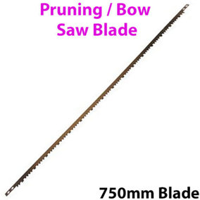 HCS 750mm Pruning Bow Saw Blade Raker Tooth Set Gardening Branch Tree Bush Log