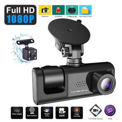 HD 1080P THREE-LENS DASH Driving Recorder Driving Recorder CAM A1