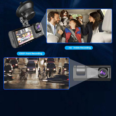 HD 1080P THREE-LENS DASH Driving Recorder Driving Recorder CAM A1
