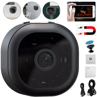 Mini Nanny Cam Home Surveillance Mini Security Camera 1080P HD - Wireless WiFi Indoor Camera With Night Vision & Motion Detection 1080P Indoor Camera