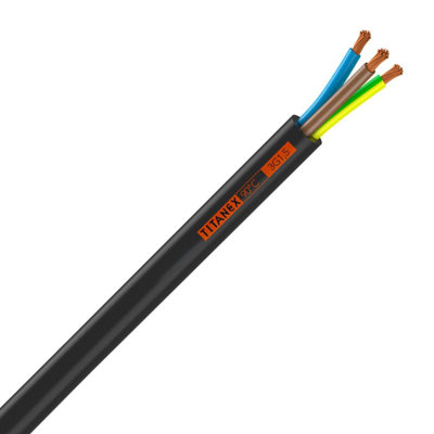 HDIUK Titanex 3G4 3-Core 4mm2 Ultra Flexible H07RN-F Professional Grade Power Cable 100 Metres Drum