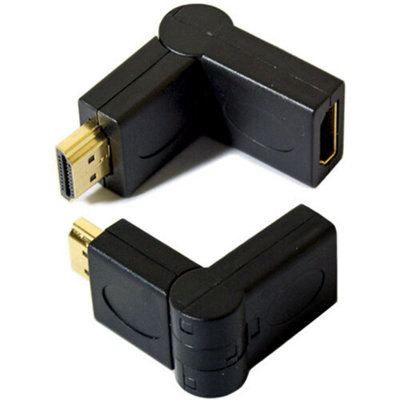 thumbnail image 2 of Left 90 Degree HDMI Female To Male Angled Adapter-HDMI Cable Wholesale... 2 of 11