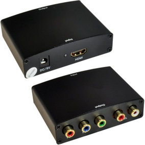 HDMI to Component & Audio Converter 5 RCA PHONO YPbPr RGB TVProjector 1080P