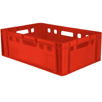 HDPE plastic kadax meat box, butcher 60 x 40 cm, E2 meat box with ...