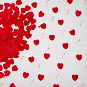 Heart Confetti Red 14g Table Scatter Birthday Party Decorations