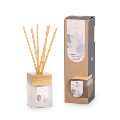 Heart & Home Restore Reflective Rest Reed Diffuser, Lavender and Clary ...