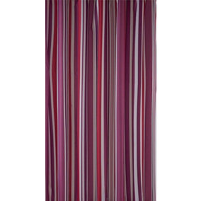 Heart of House Coda Purple Stripe Shower Curtain (L) 1800m